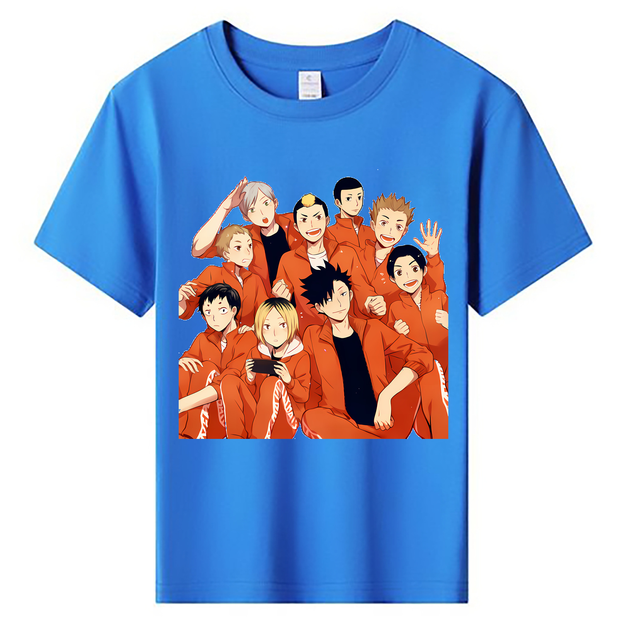 （画像用） ハイキュー!! Haikyu!! 綿100％キッズTシャツ（フロントプリント）